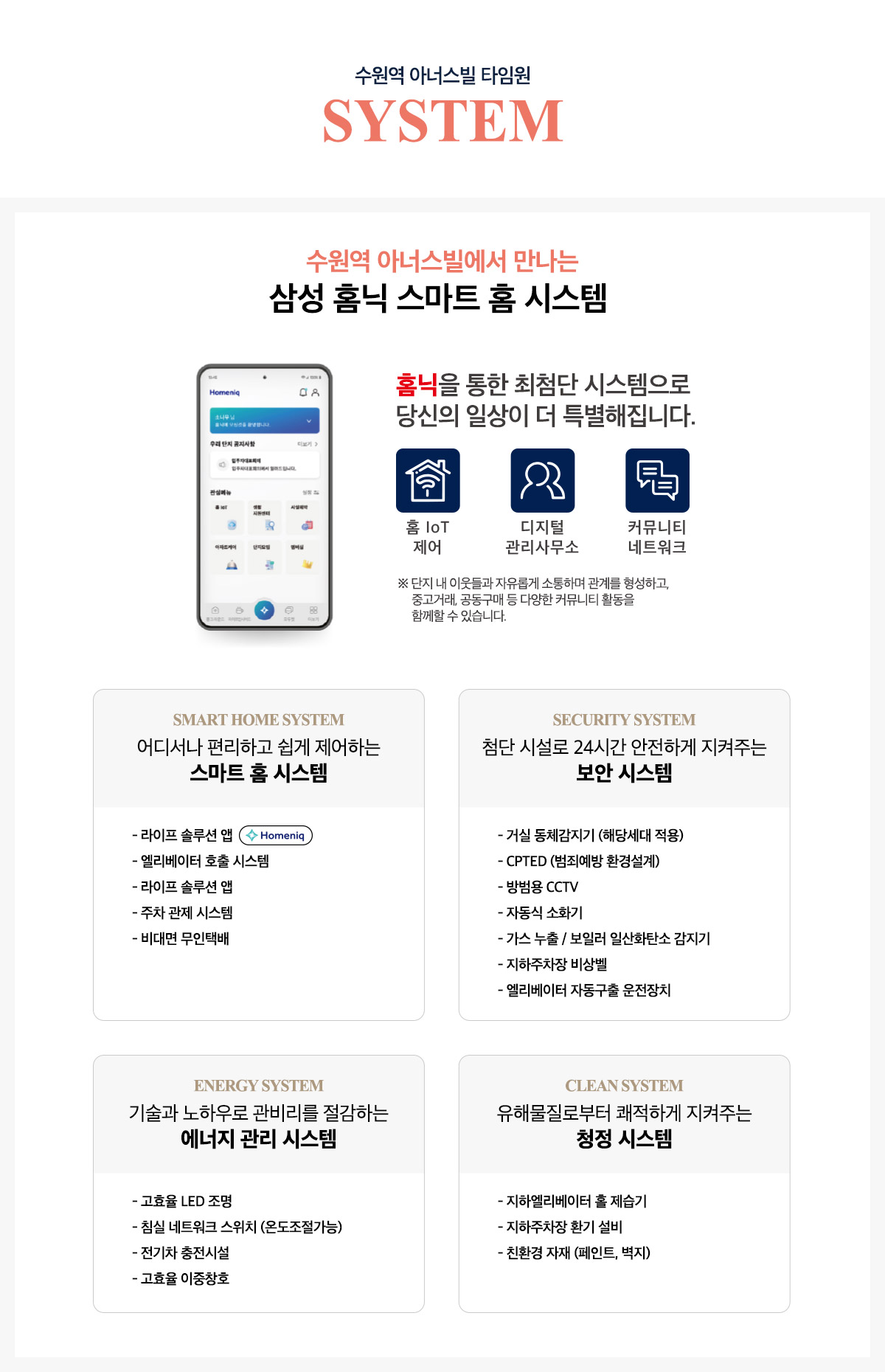 수원역 아너스빌 타임원 시스템